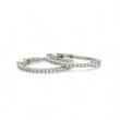 Load image into Gallery viewer, NATURAL DIAMOND HOOP EARRINGS