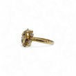 Load image into Gallery viewer, YELLOW GOLD LADY'S RIBBON RING WITH NATURAL DIAMONDS
