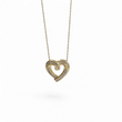 Load image into Gallery viewer, YELLOW GOLD NATURAL DIAMOND HEART PENDANT
