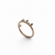 Load image into Gallery viewer, ROSE GOLD NATURAL DIAMOND RING CROWN STYLE