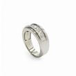 Load image into Gallery viewer, MEN'S WEDDING BAND WITH 5 DIAMONDS.