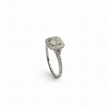 Load image into Gallery viewer, WHITE GOLD NATURAL DIAMOND ENGAGEMENT RING