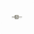 Load image into Gallery viewer, WHITE GOLD PRINCESS CUT NATURAL DIAMOND ENGAGEMENT RING.