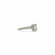 Load image into Gallery viewer, WHITE GOLD PRINCESS CUT NATURAL DIAMOND ENGAGEMENT RING.