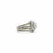 Load image into Gallery viewer, WHITE GOLD NATURAL DIAMOND BRIDAL RING SET
