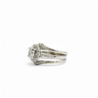 Load image into Gallery viewer, WHITE GOLD NATURAL DIAMOND BRIDAL RING SET