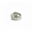 Load image into Gallery viewer, WHITE GOLD NATURAL DIAMOND BRIDAL RING SET