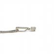 Load image into Gallery viewer, WHITE GOLD ROUND NATURAL DIAMOND PENDANT WITH NECKLACE