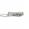 Load image into Gallery viewer, WHITE GOLD NATURAL DIAMOND PENDANT WITH NECKLACE