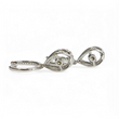 Load image into Gallery viewer, WHITE GOLD EARRINGS WITH LAB GROWN DIAMONDS.