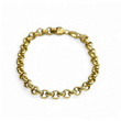 Load image into Gallery viewer, YELLOW GOLD ROLO LINK BRACELET