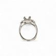 Load image into Gallery viewer, WHITE GOLD SEMI MOUNT RING SETTING FOR A CENTER ROUND STONE