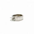 Load image into Gallery viewer, WHITE GOLD SEMI MOUNT RING SETTING ROUND CENTER STONE