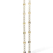 Load image into Gallery viewer, YELLOW GOLD FLAT FIGARO NECKLACE