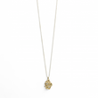 Load image into Gallery viewer, YELLOW GOLD NUGGET PENDANT WITH NATURAL DIAMONDS.