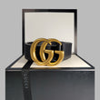 Load image into Gallery viewer, GUCCI BELT W/ DOUBLE G BUCKLE