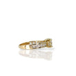 Load image into Gallery viewer, YELLOW GOLD LADY'S RING WITH CUBIC ZIRCONIA STONES
