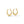 Load image into Gallery viewer, YELLOW GOLD HAMMERED HOOP EARRINGS
