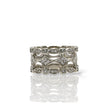 Load image into Gallery viewer, WHITE GOLD LADY'S RING BAND WITH NATURAL DIAMONDS
