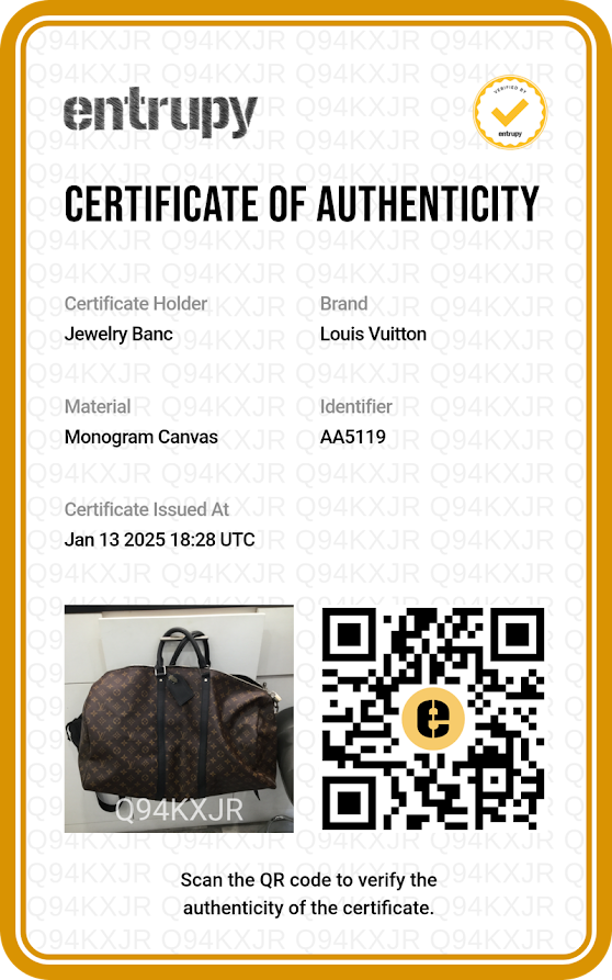PREOWNED LOUIS VUITTON KEEPALL BANDOULIERE 55 MONOGRAM