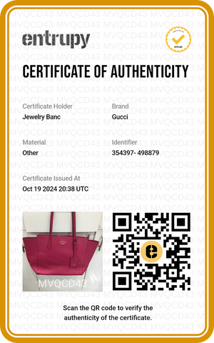 PREOWNED GUCCI LEATHER SWING MEDIUM TOTE