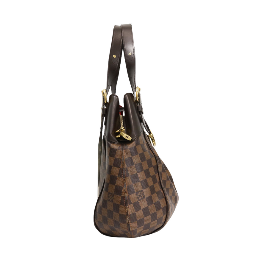 PREOWNED LOUIS VUITTON SISTINA GM DAMIER EBENE
