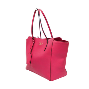 PREOWNED GUCCI LEATHER SWING MEDIUM TOTE