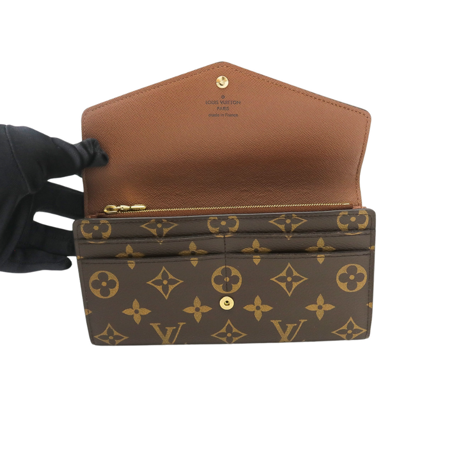 PREOWNED LOUIS VUITTON SARAH MONOGRAM WALLET