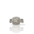 Load image into Gallery viewer, WHITE GOLD LADY'S CLUSTER RING WITH NATURAL DIAMONDS
