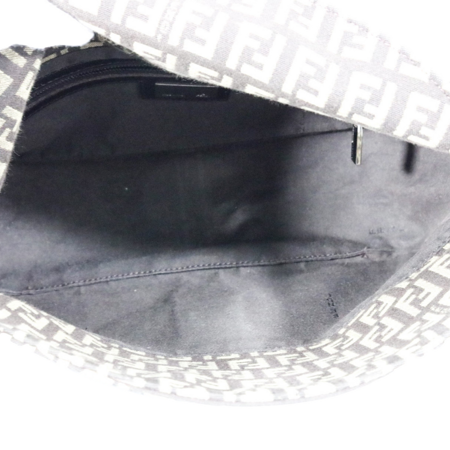PREOWNED FENDI ZUCCHINO CANVAS BAGUETTE