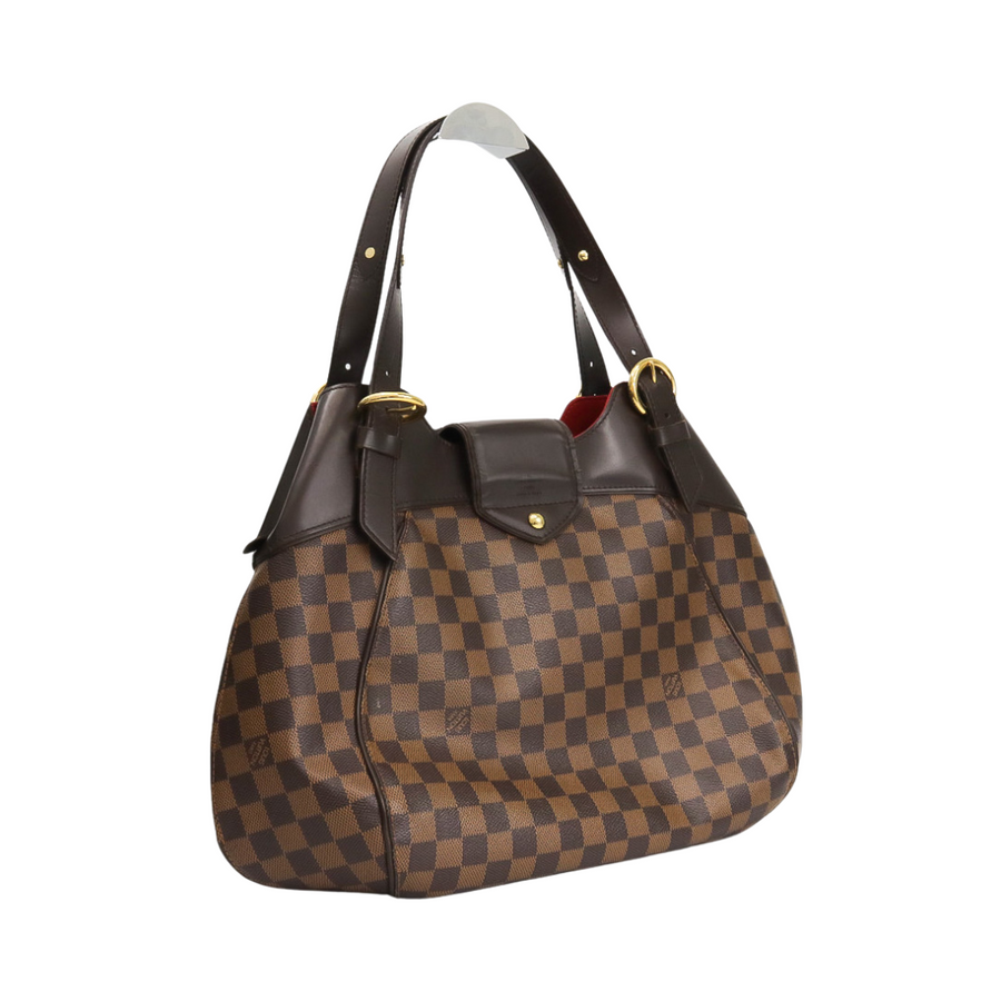 PREOWNED LOUIS VUITTON SISTINA GM DAMIER EBENE