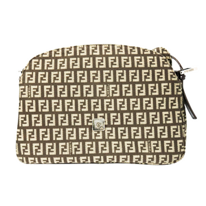 PREOWNED FENDI ZUCCHINO CANVAS BAGUETTE