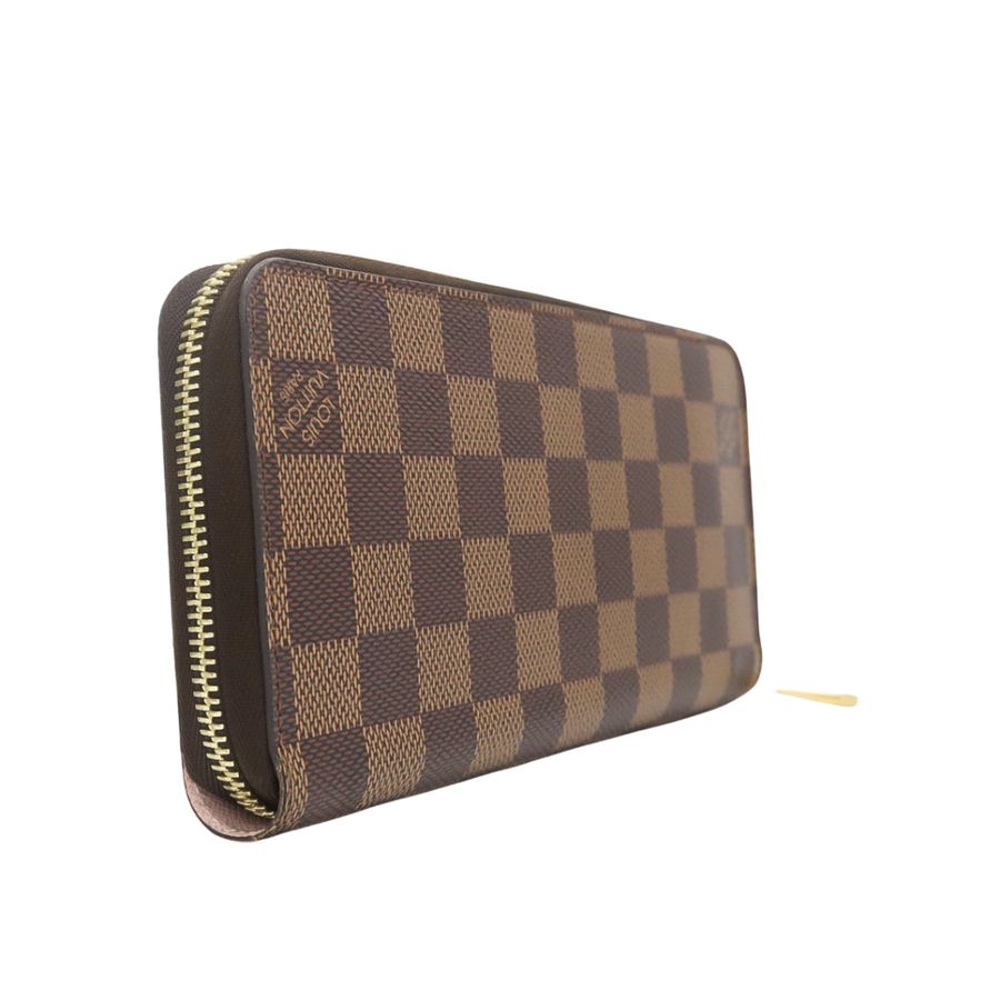 PREOWNED LOUIS VUITTON ZIPPY DAMIER EBENE
