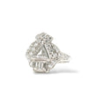 Load image into Gallery viewer, PLATINUM ART DECO COCKTAIL RING
