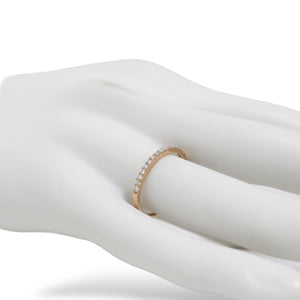 ROSE GOLD NATURAL DIAMOND ANNIVERSARY RING