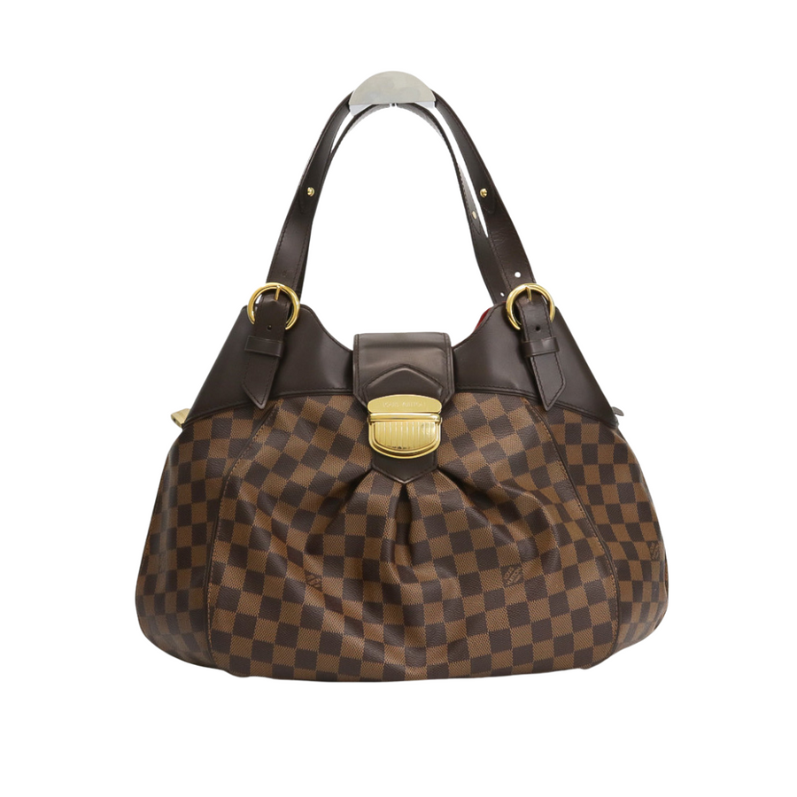 PREOWNED LOUIS VUITTON SISTINA GM DAMIER EBENE