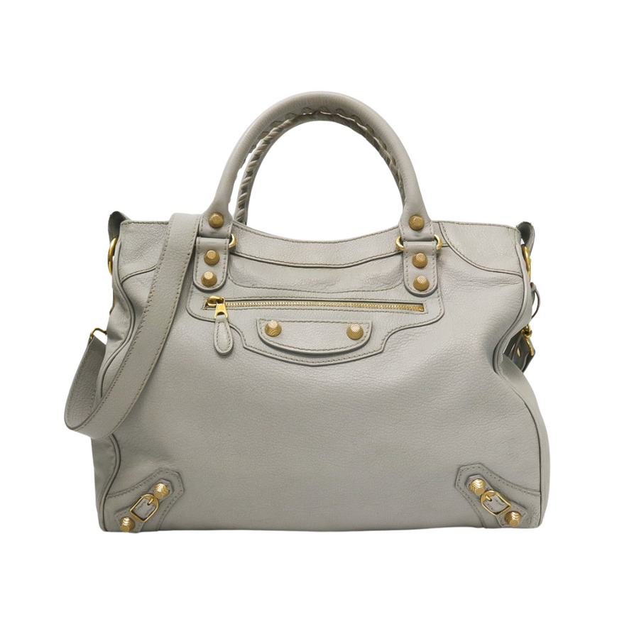 BALENCIAGA GIANT CITY LEATHER BAG