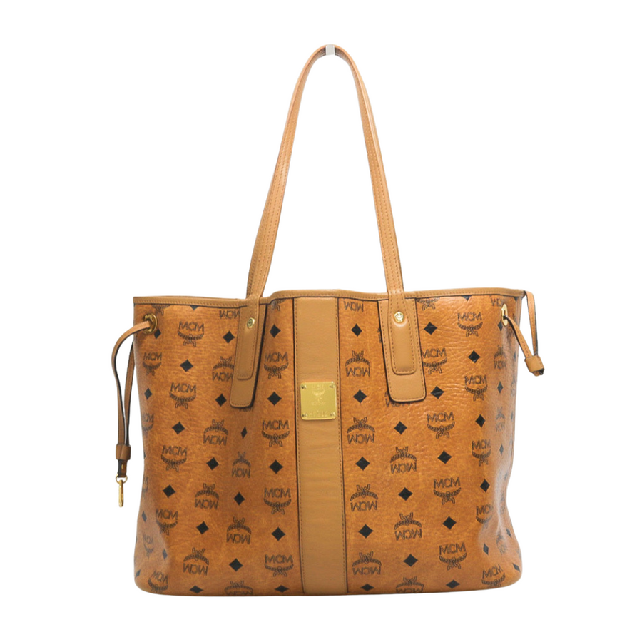 PREOWNED MCM LIZ REVERSIBLE MEDIUM TOTE