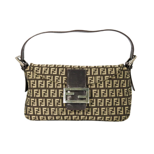 PREOWNED FENDI ZUCCHINO CANVAS BAGUETTE