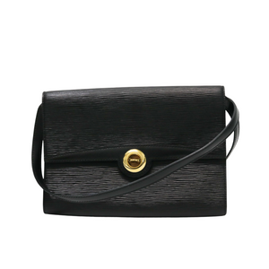 LOUIS VUITTON BLACK EPI ARCHE POCHETTE
