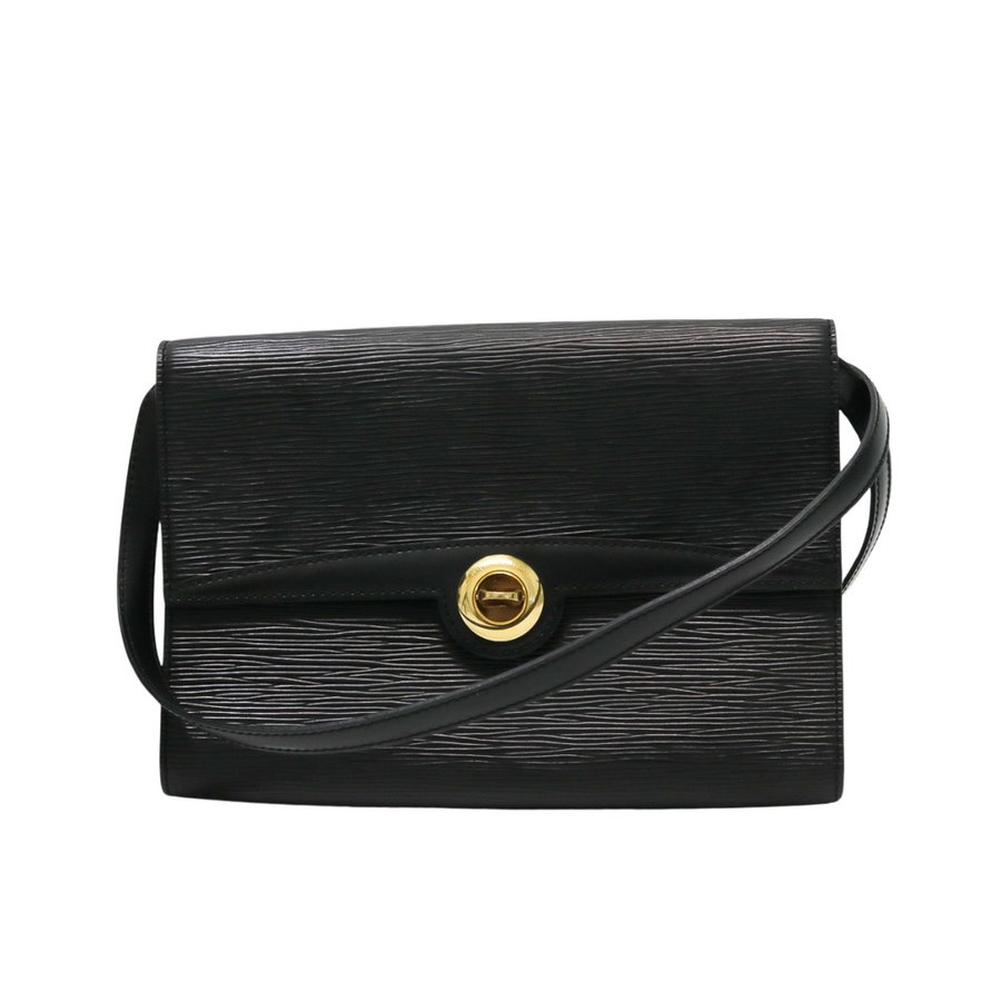 LOUIS VUITTON BLACK EPI ARCHE POCHETTE