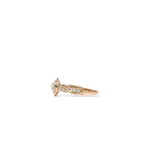 ROSE GOLD NATURAL DIAMONDS LADY'S RING