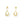Load image into Gallery viewer, YELLOW GOLD TEAR DROP EARRINGS

