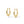 Load image into Gallery viewer, YELLOW GOLD HAMMERED HOOP EARRINGS
