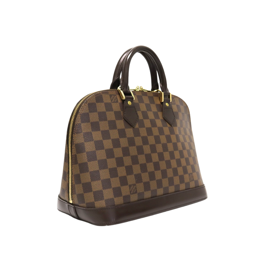PREOWNED LOUIS VUITTON ALMA DAMIER EBENE