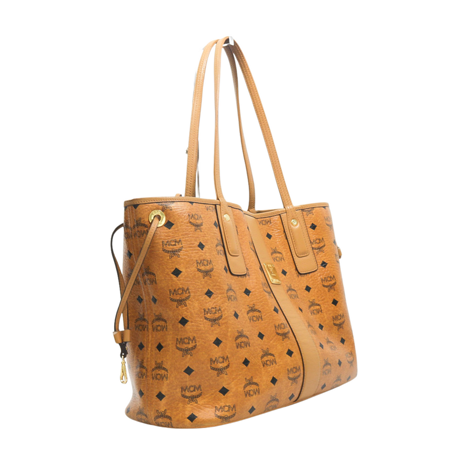 PREOWNED MCM LIZ REVERSIBLE MEDIUM TOTE