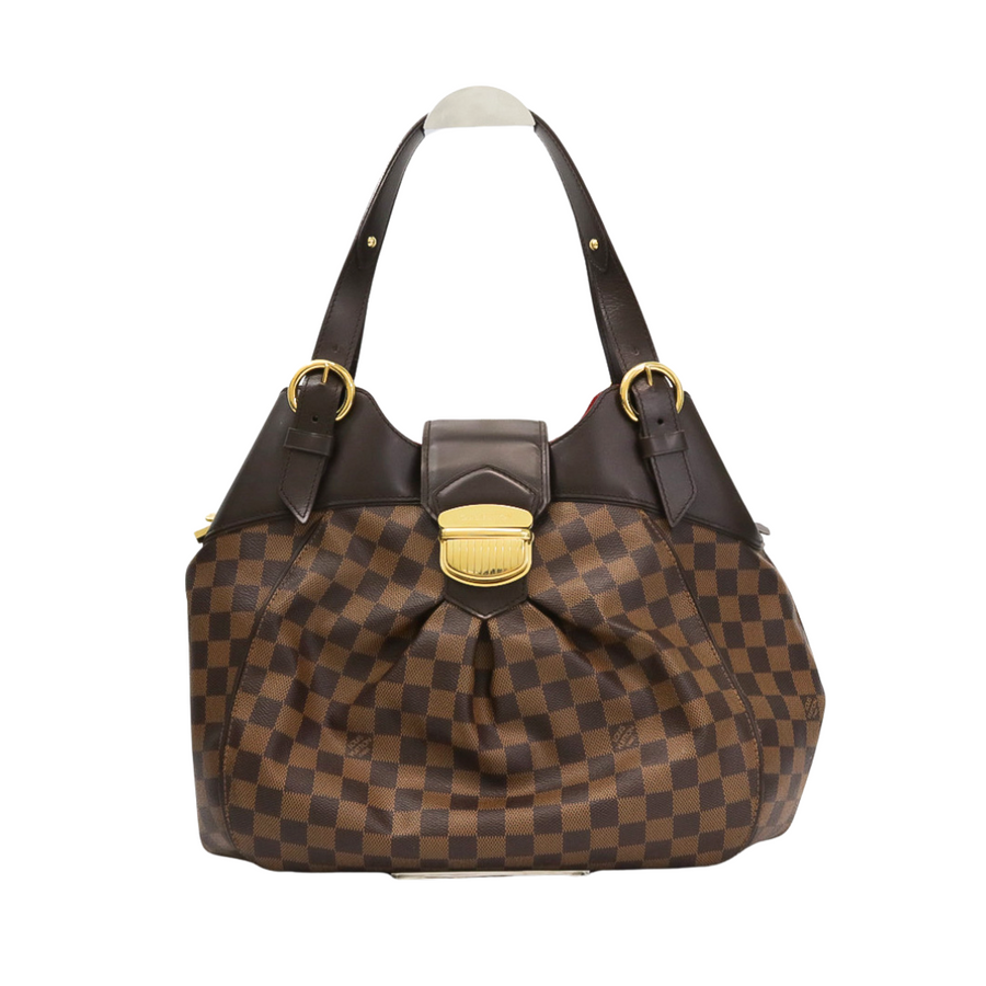 PREOWNED LOUIS VUITTON SISTINA GM DAMIER EBENE