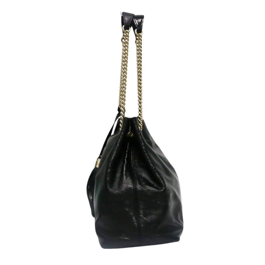 GUCCI SOHO HOBO PATENT LEATHER TOTE