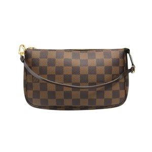 PREOWNED LOUIS VUITTON POCHETTE ACCESSORIE DAMIER EBENE