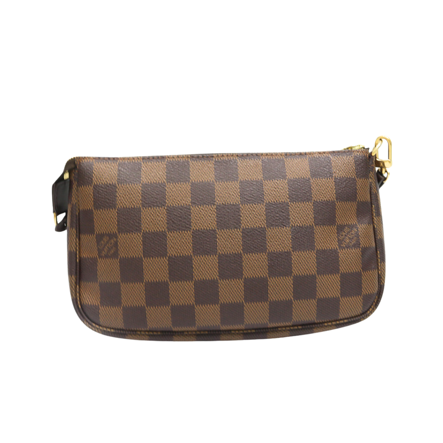 PREOWNED LOUIS VUITTON POCHETTE ACCESSORIE DAMIER EBENE